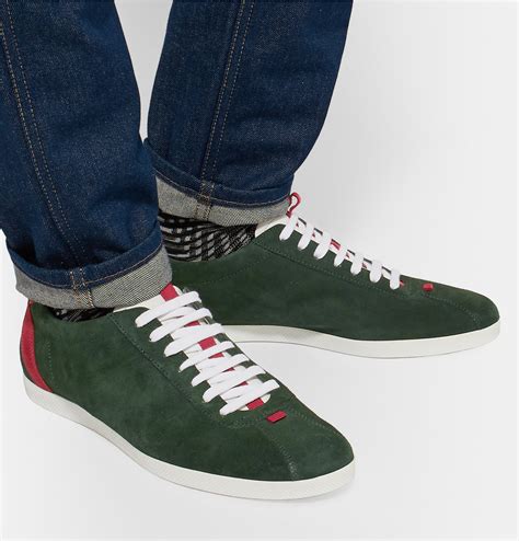 gucci sport suede shoes|men's gucci double g shoes.